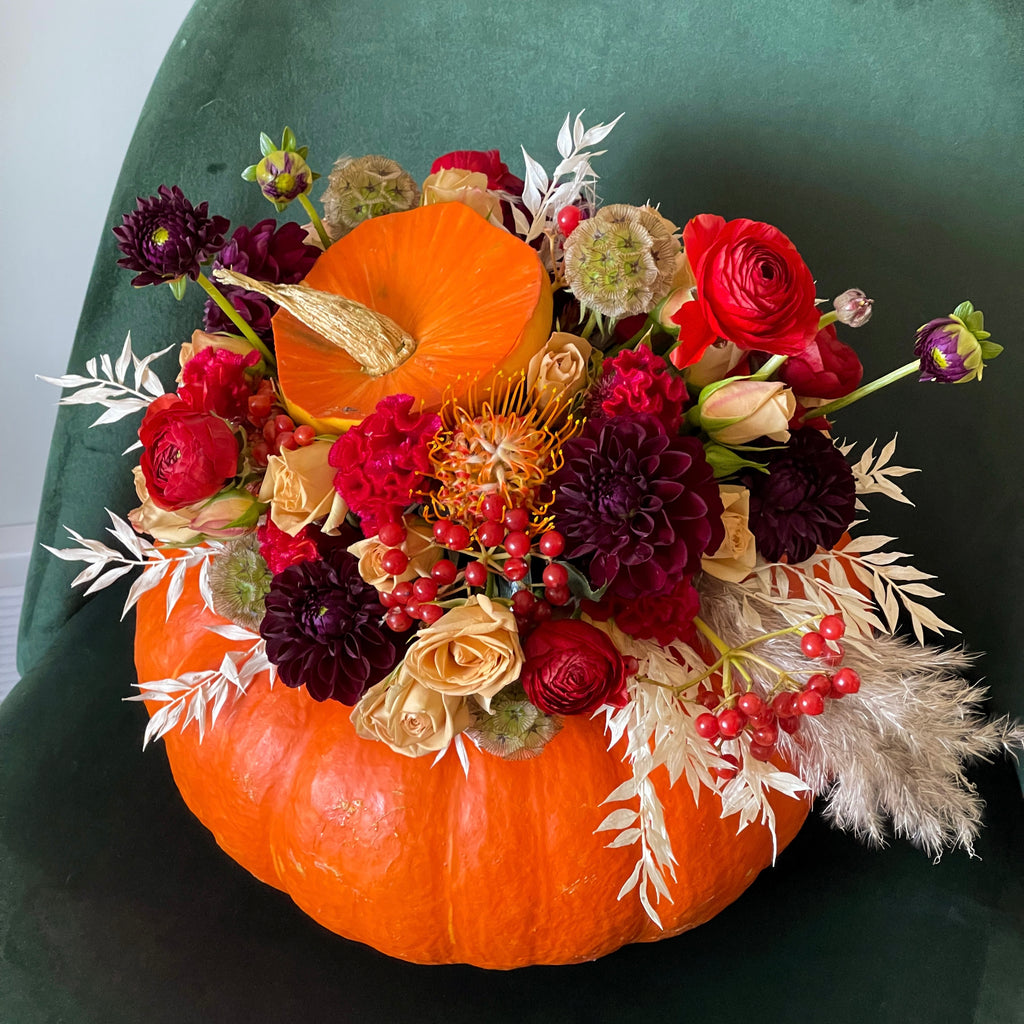 Designer's Choice Pumpkin Arrangement