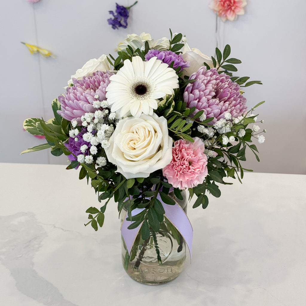 Designer's Choice Mason Jar Arrangement